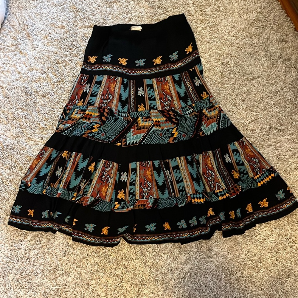 Vintage flowy skirt